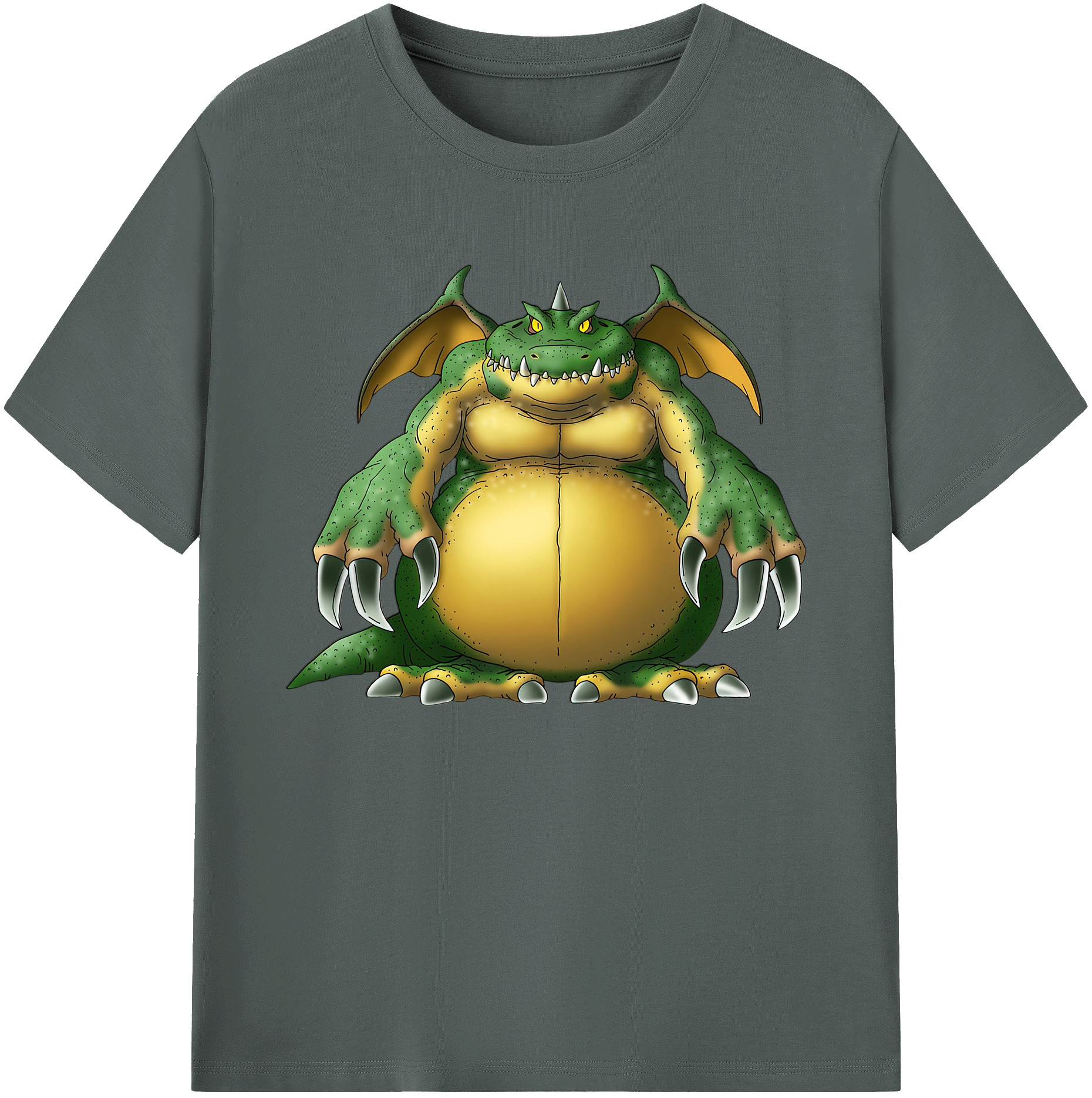 （画像用） ドラゴンクエスト Doragon Kuesuto Dragon Quest 綿100％ メンズ半袖Tシャツ｜肌触りやわらか＆通気性
